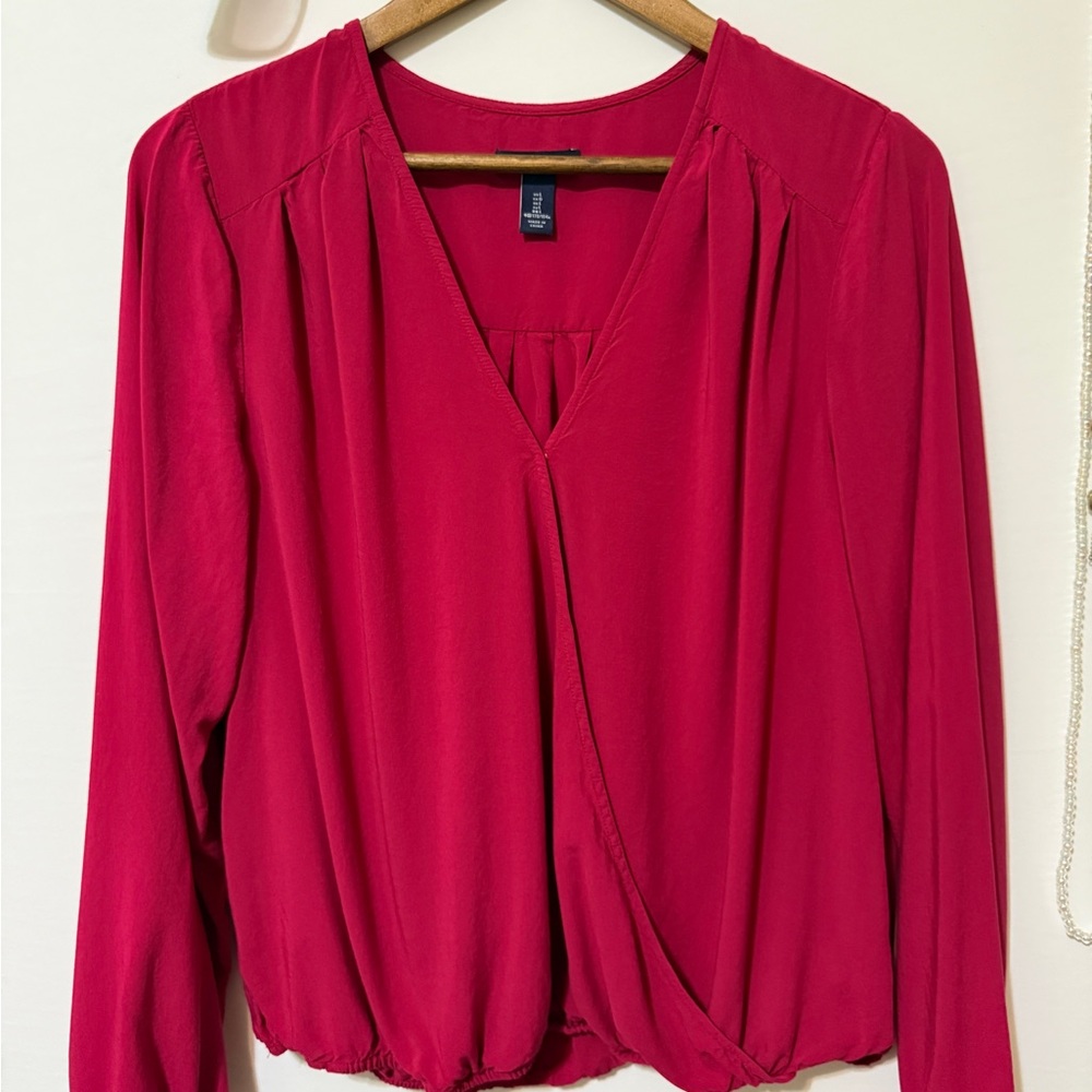 Elegant Red Women's Top